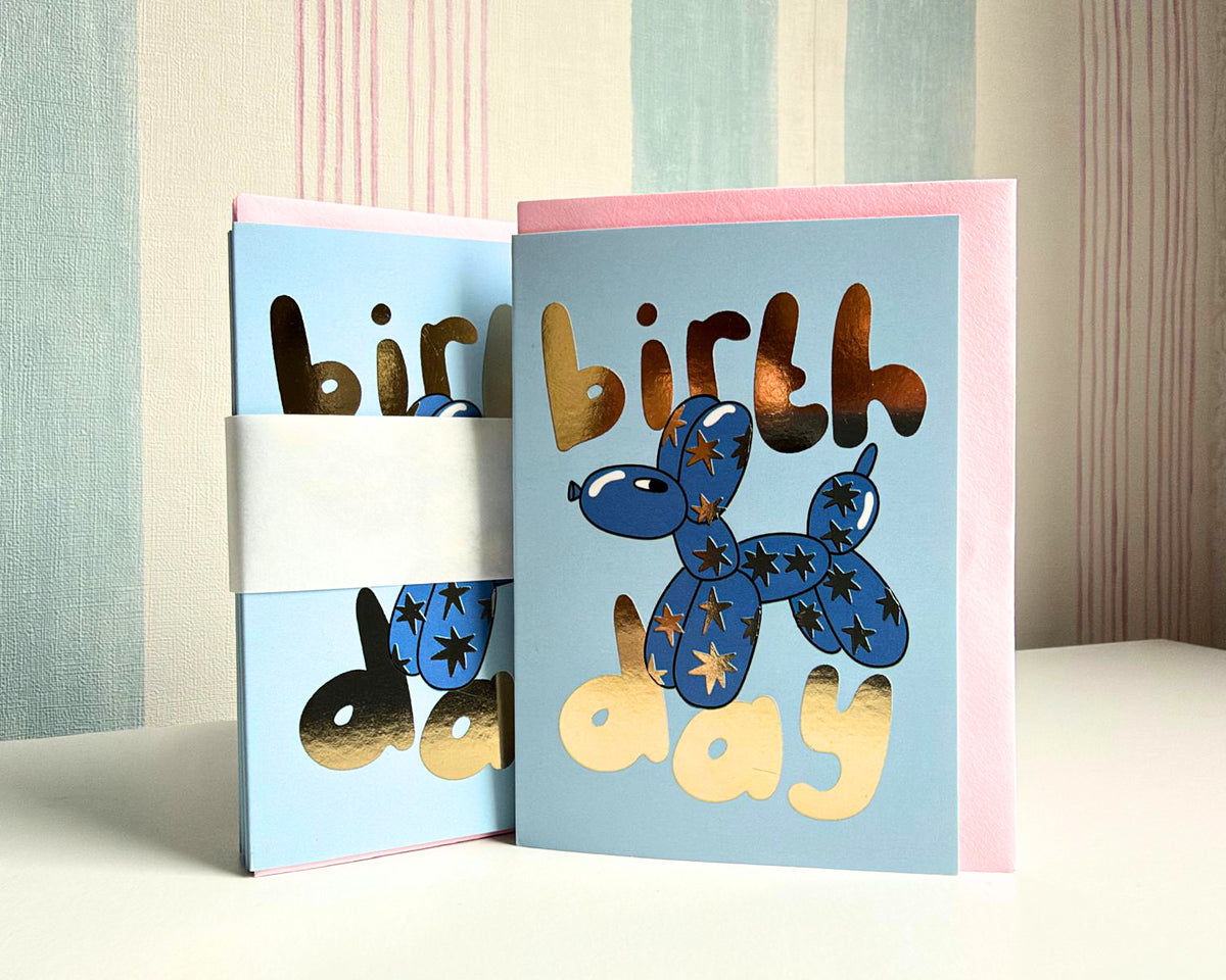 Mini Birthday Balloon Card A7