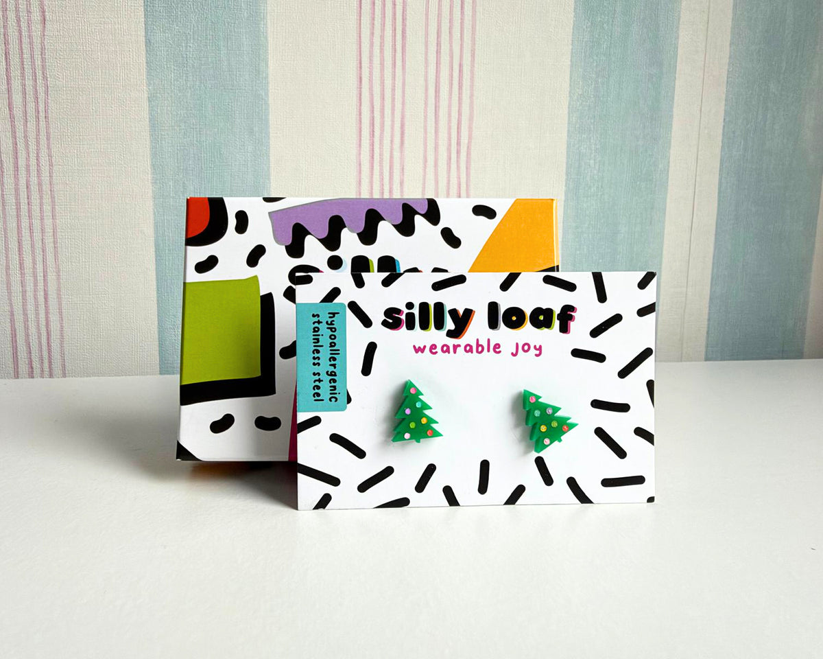 Christmas Tree Stud Earrings