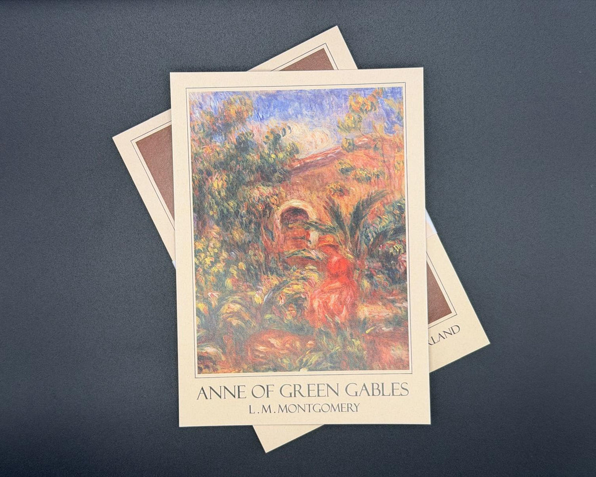 A6 literary postcard with Anne of Green Gables art. 